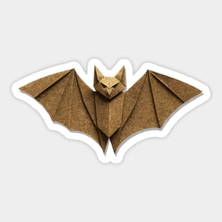 Origami Bat Sticker